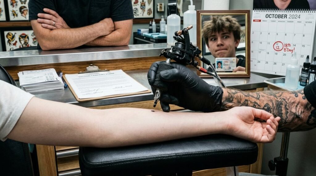 minors and tattoo age requirements