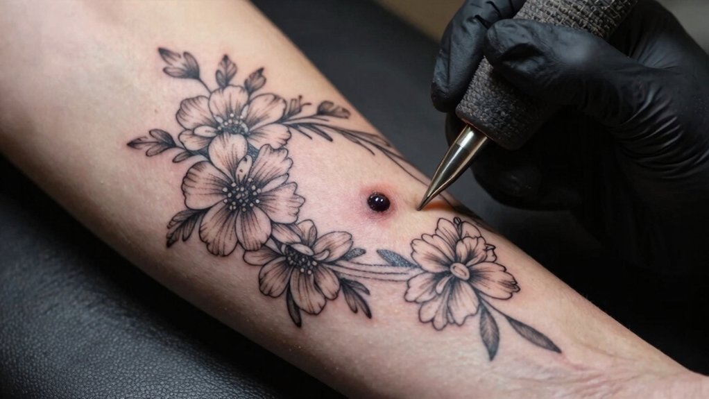 mole as focal point design