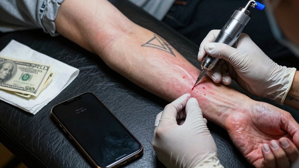 needle buzz pain tolerance