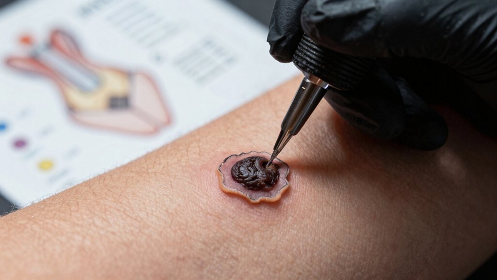 never tattoo over suspicious moles