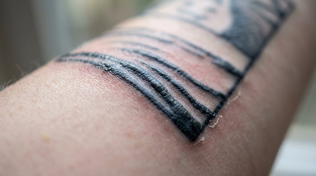 new tattoo appears raised causes and fixes