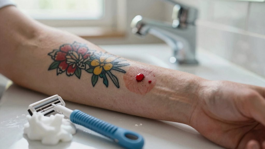 nicking healing tattoo aftercare