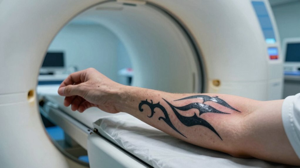 older iron oxide inks risk mri interference