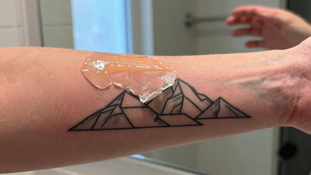 peeling skin pat moisturize wait