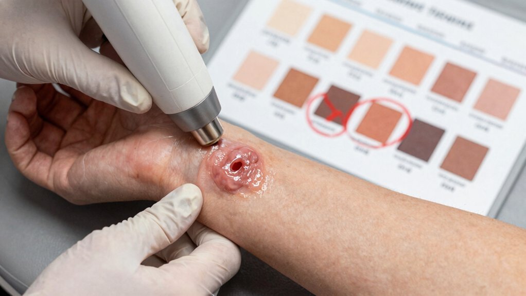 people with skin healing risks