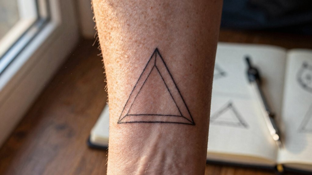 personal triangle tattoo meaning exploration