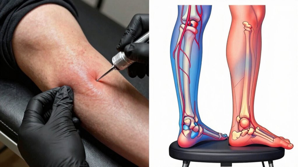 placement dictates pain intensity