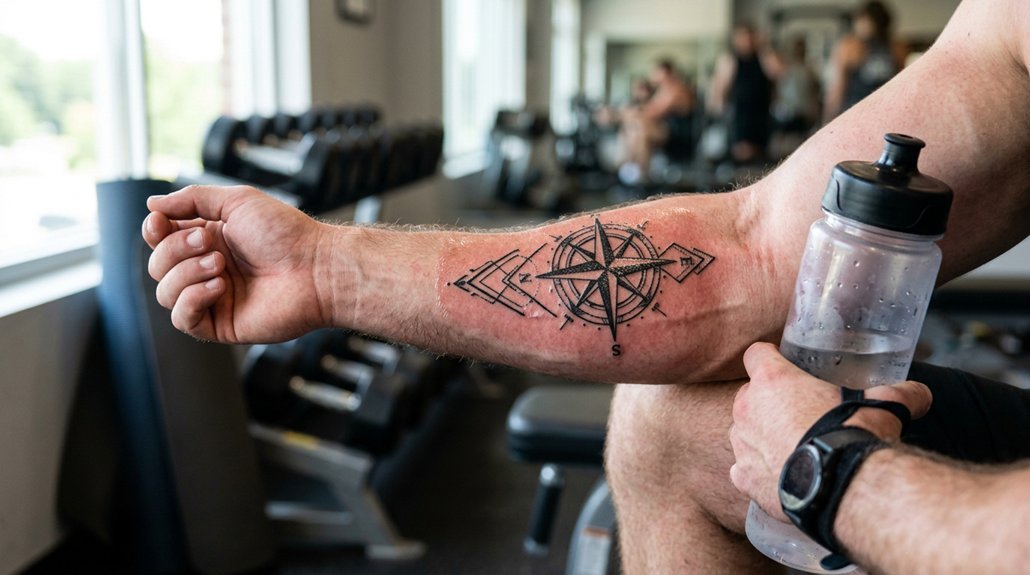 post tattoo exercise guidance needed