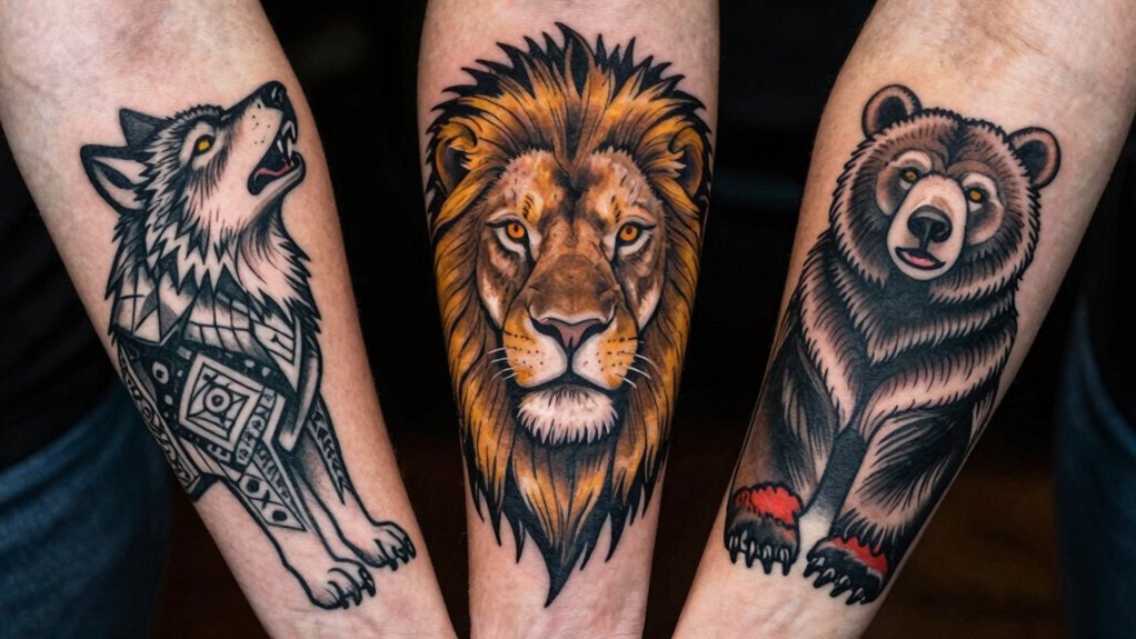 predator tattoos map inner strength