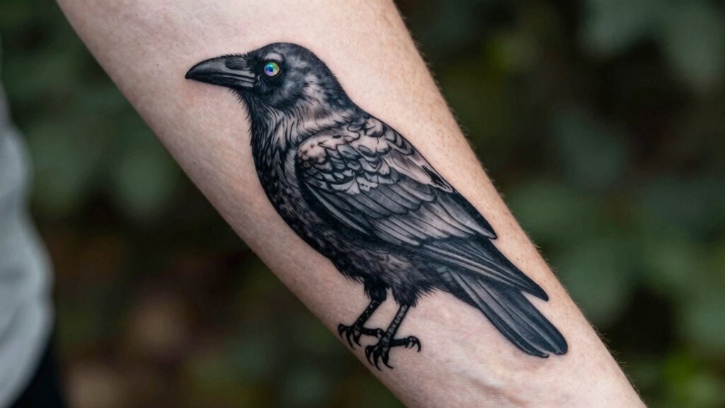 raven crow transformation through loss