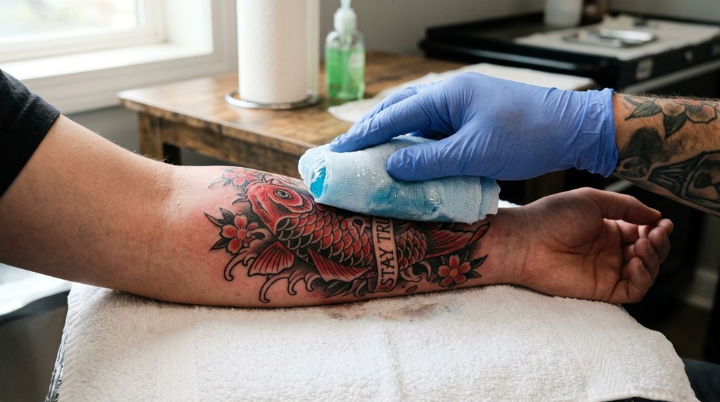 reducing tattoo swelling guidance