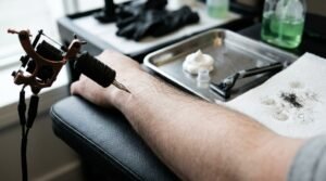 shave before getting tattooed