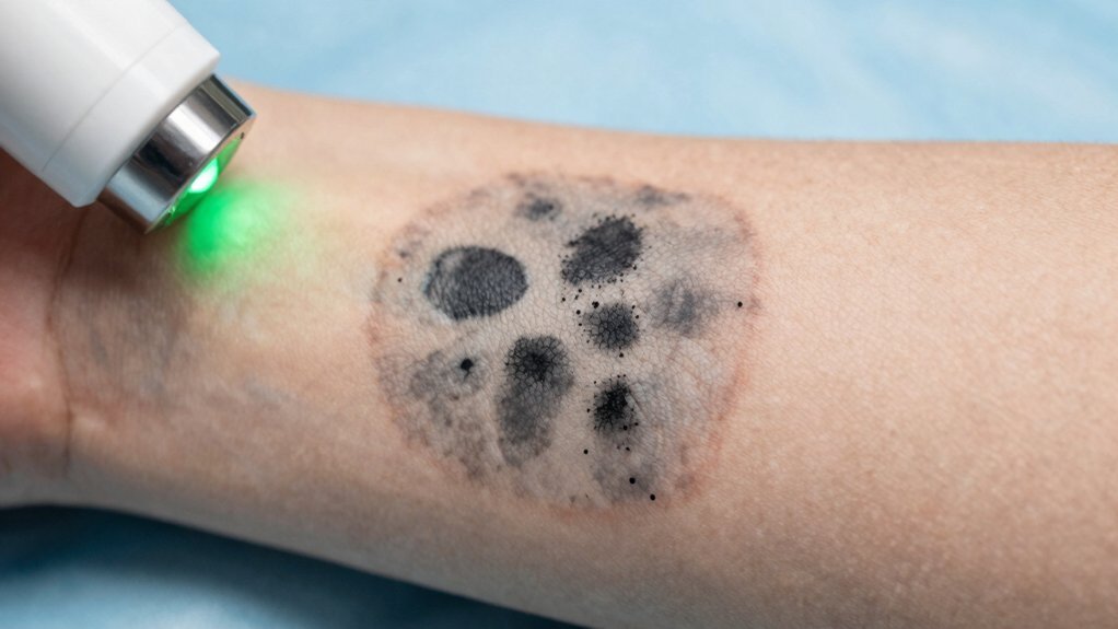 slow gradual laser tattoo fading