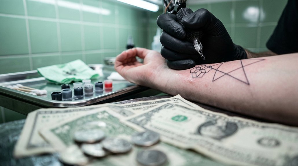 small tattoo price range estimates