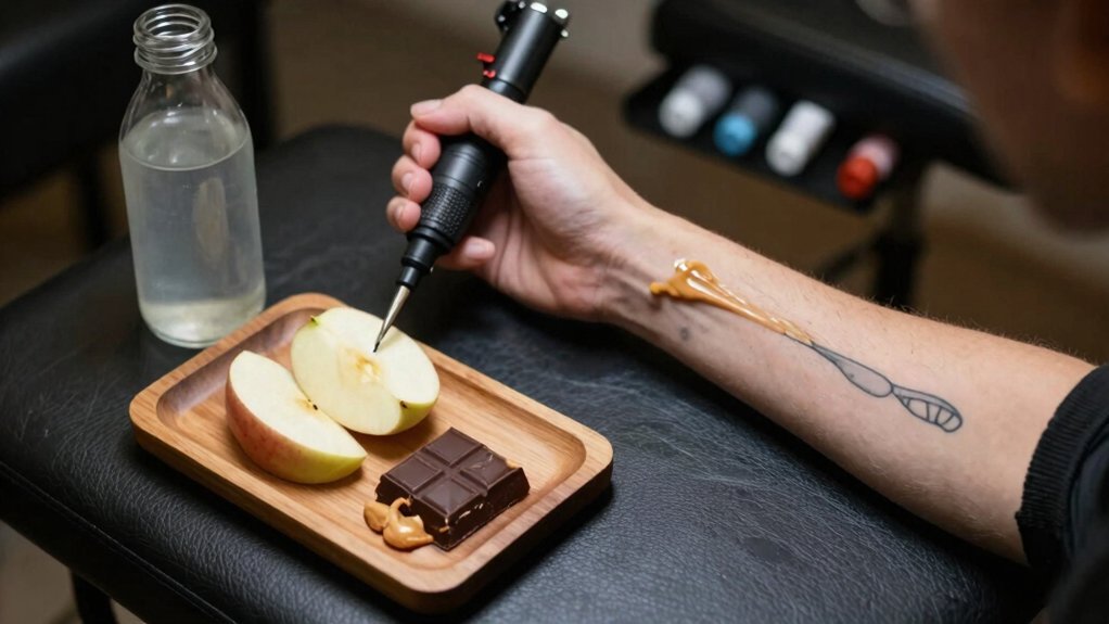 snacks sustain long tattoo sessions