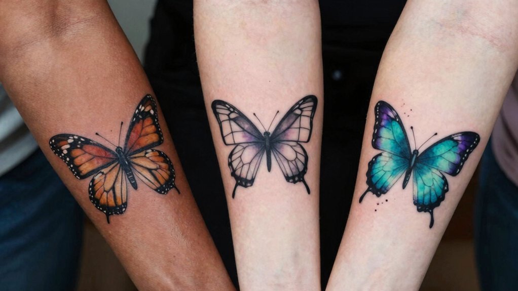 styles shape butterfly messages