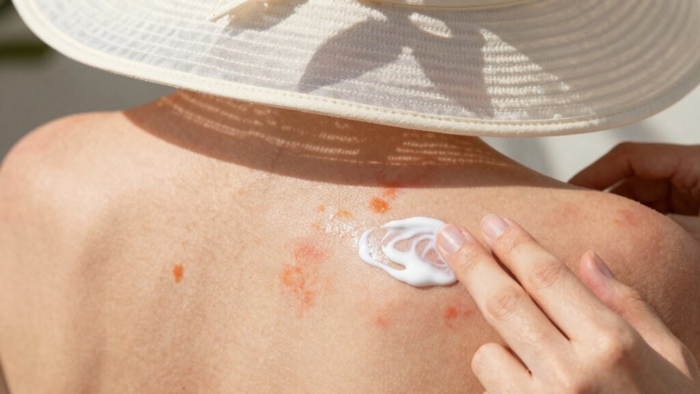 sunblock shielding healing skin