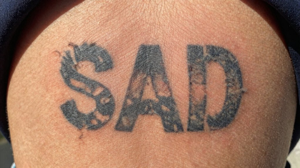 sunlight fades tattoo pigments over time