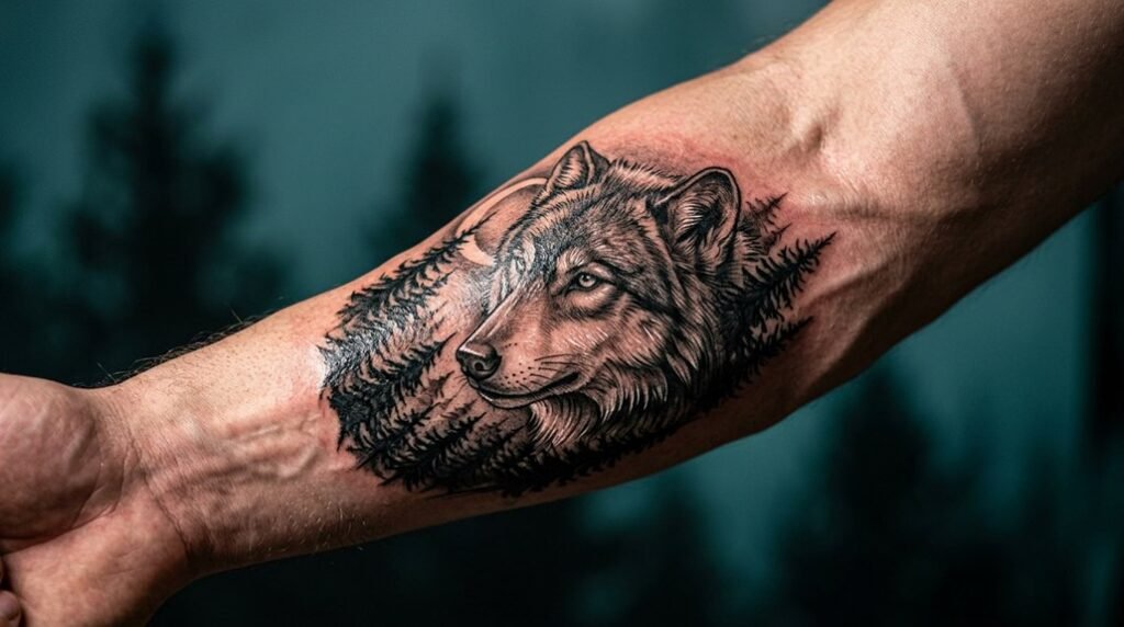 symbolic meaning of wolf tattoo explained