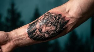 symbolic meaning of wolf tattoo explained