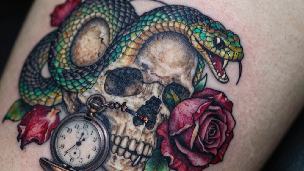 symbolic snakes with paired imagery meanings