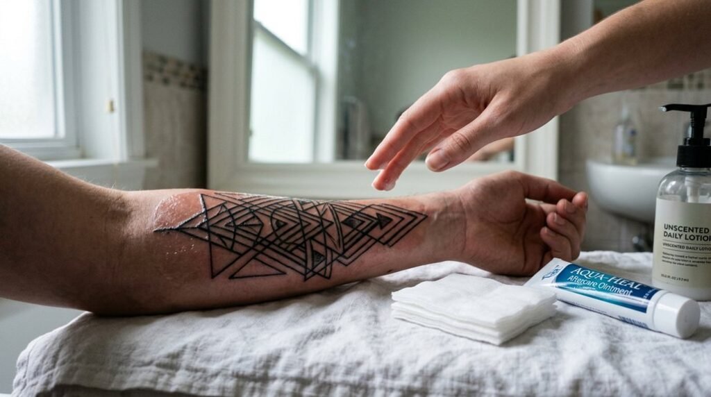 tattoo aftercare instructions summarize care