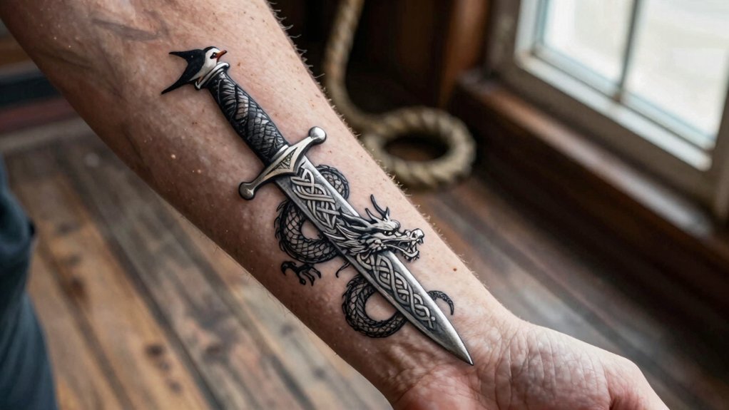 tattoo daggers across cultures
