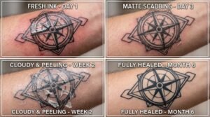 tattoo healing stages overview