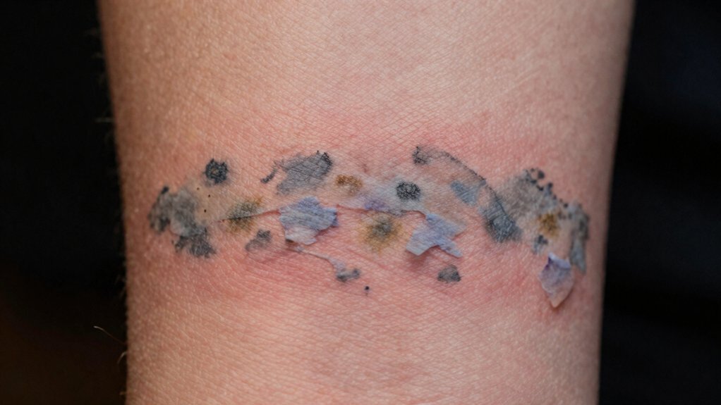 tattoo healing warning signs