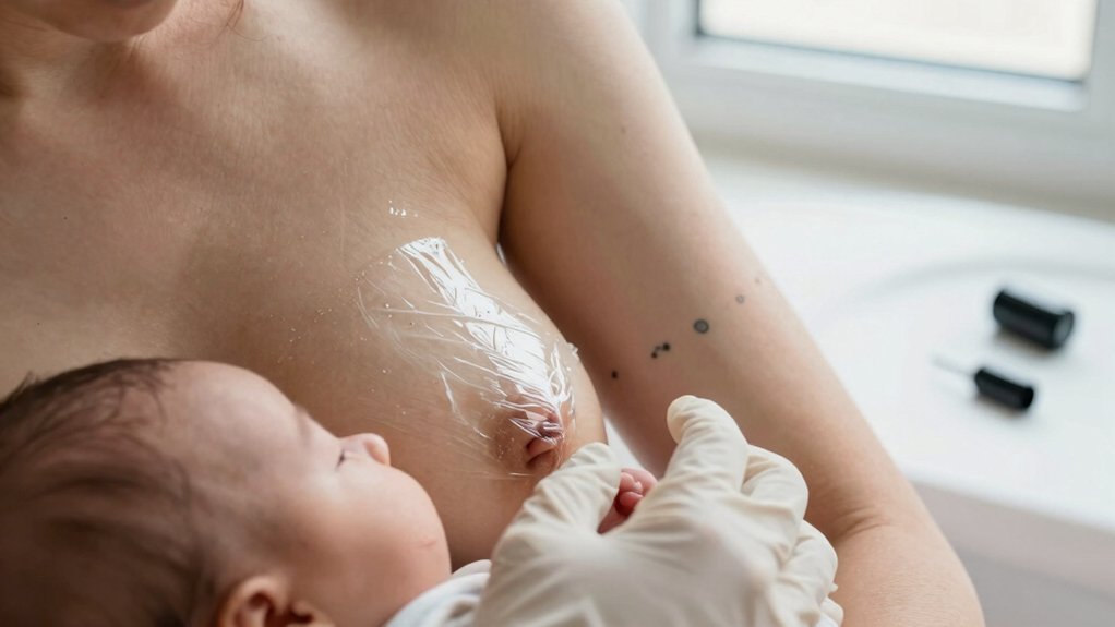 tattoo ink stays localized in skin