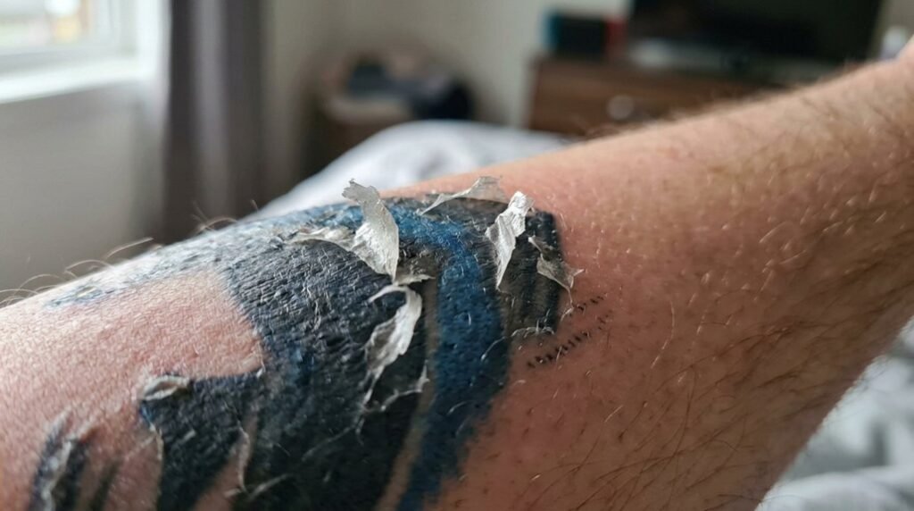 tattoo peeling aftercare question