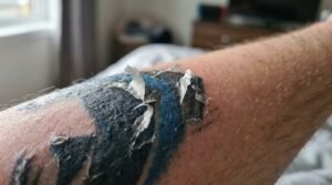 tattoo peeling aftercare question