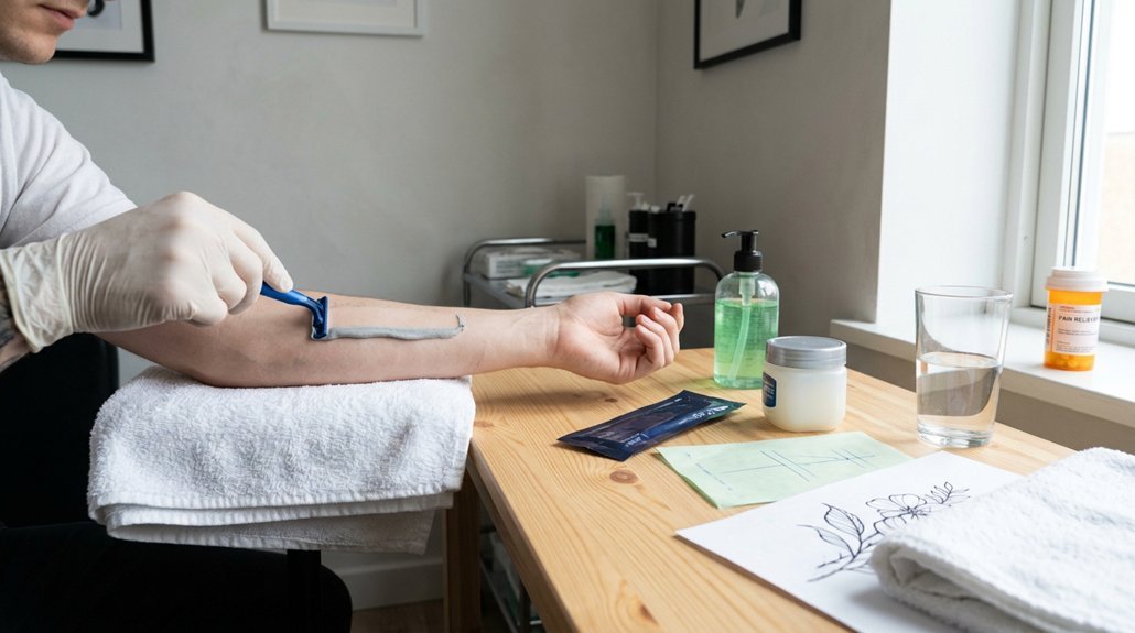 tattoo preparation steps beforehand