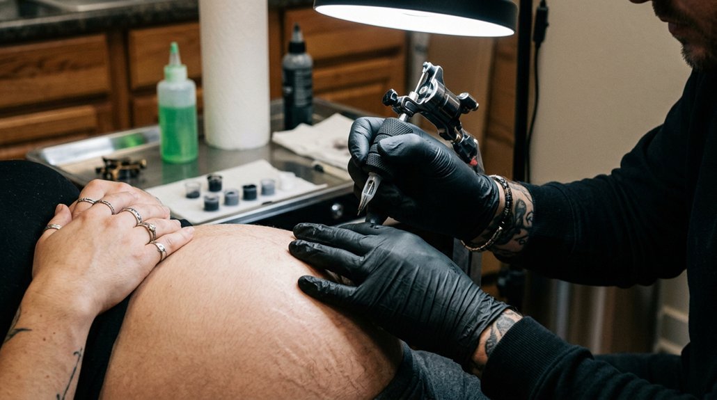 tattooing during pregnancy questions