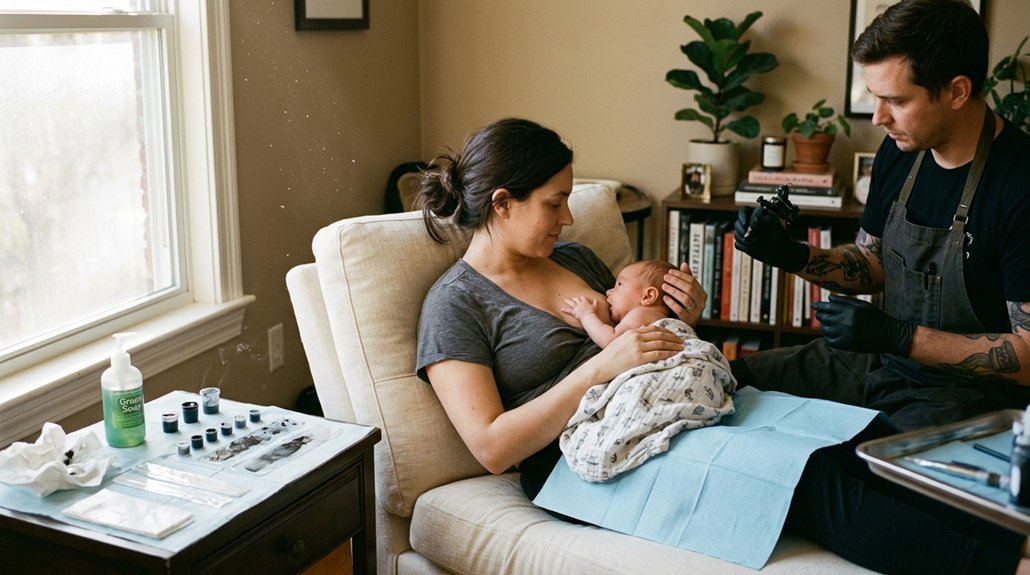 tattooing while breastfeeding allowed