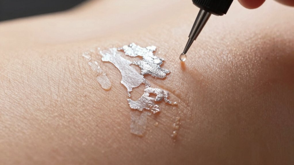 texture governs needle interaction not color