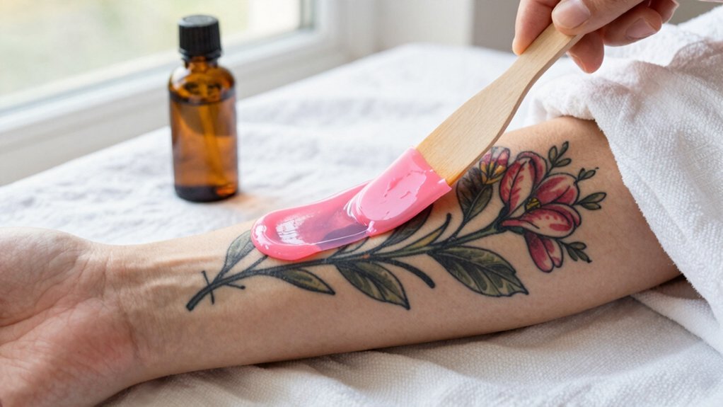 wait 4 8 weeks before waxing tattoo