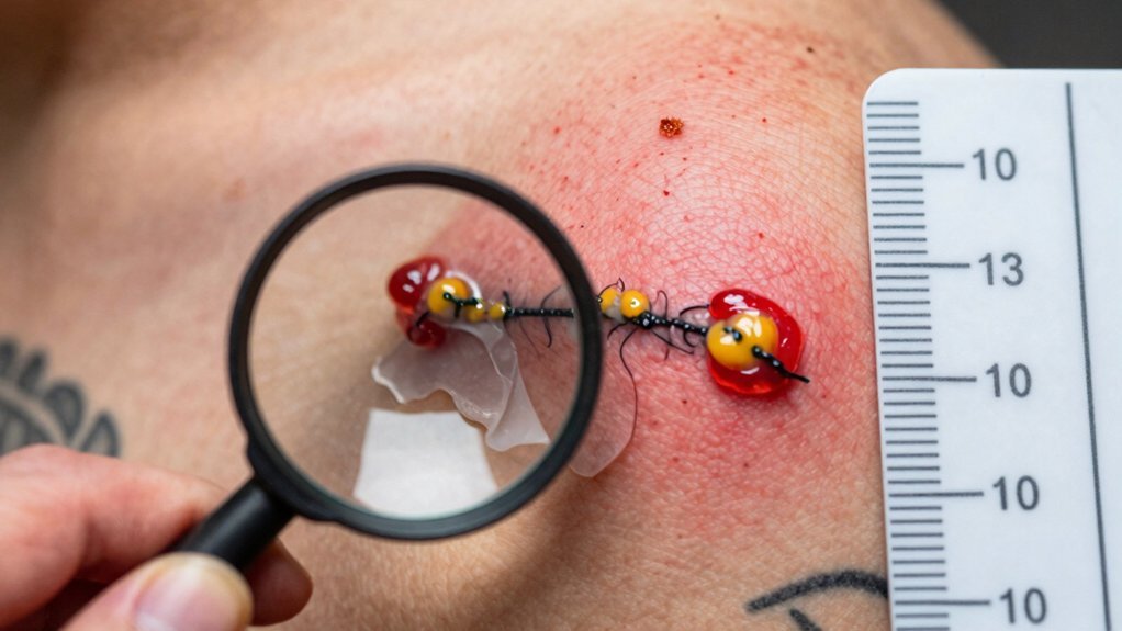 warning signs infection or poor healing