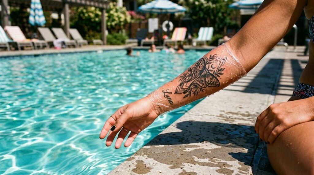 when can i swim tattooed