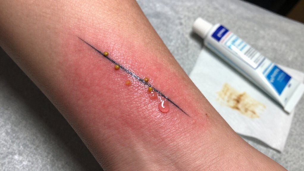 bacteria from ink aftercare