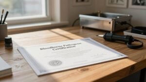 bloodborne pathogen tattoo certification