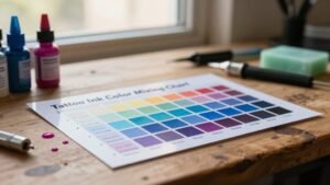 custom tattoo ink shade mixing