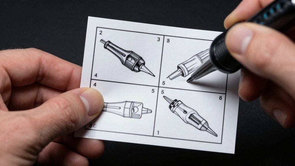 four part tattoo needle code