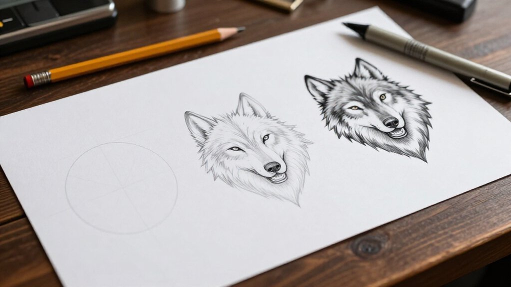 layered staged tattoo design steps