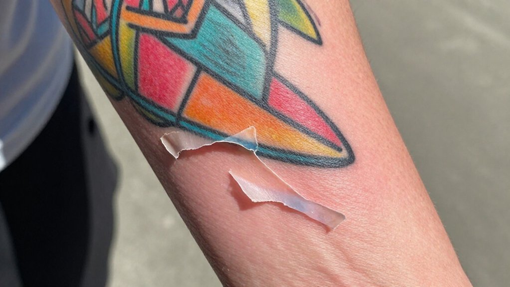 peeling tattoo aftercare do