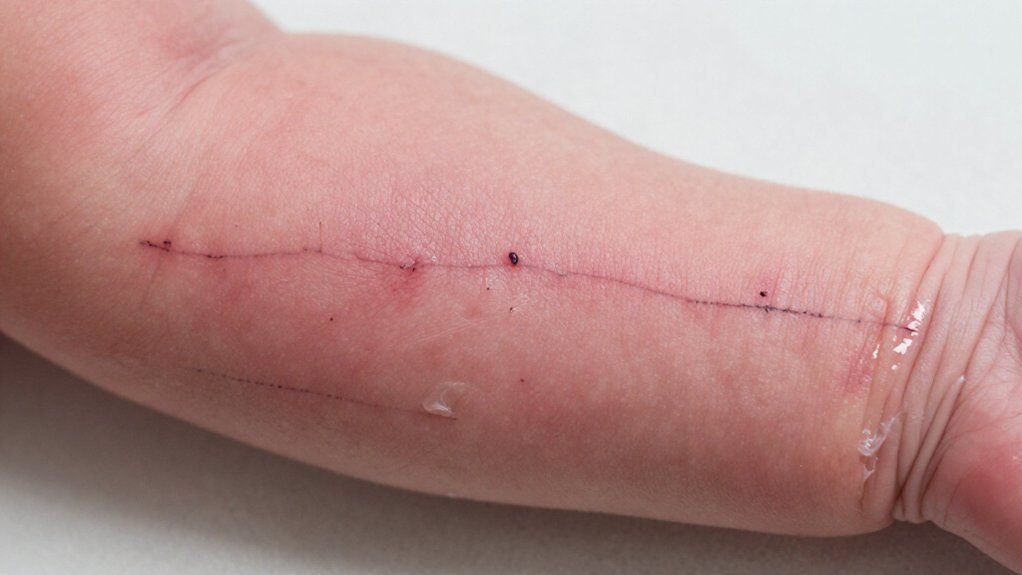plasma scabs early peeling