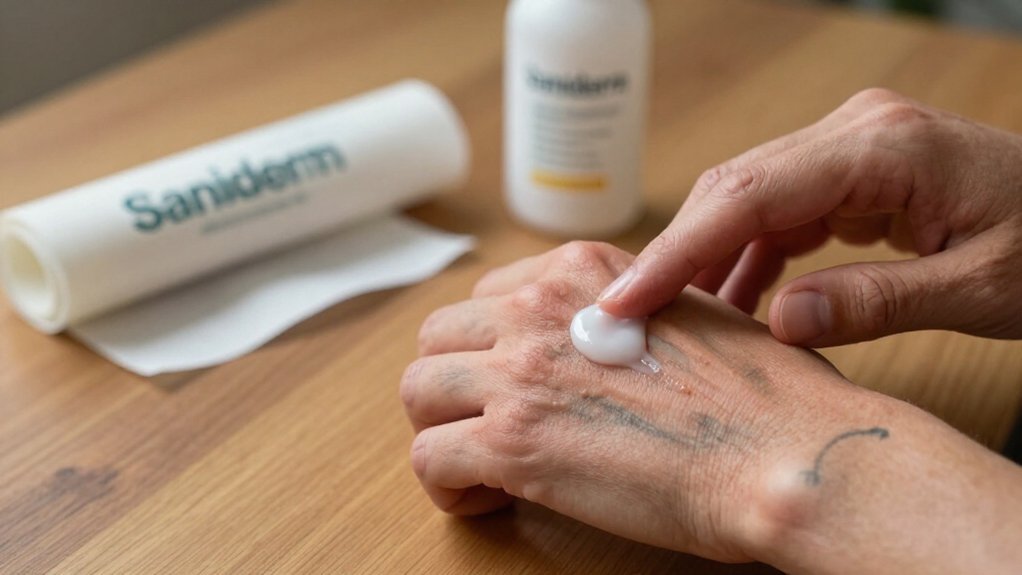 skip saniderm use lotion