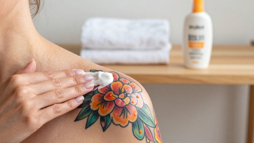 three step daily tattoo care