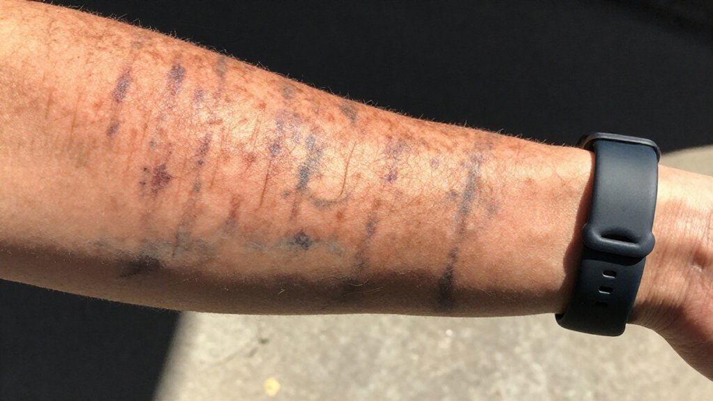 uva breaks tattoo pigment