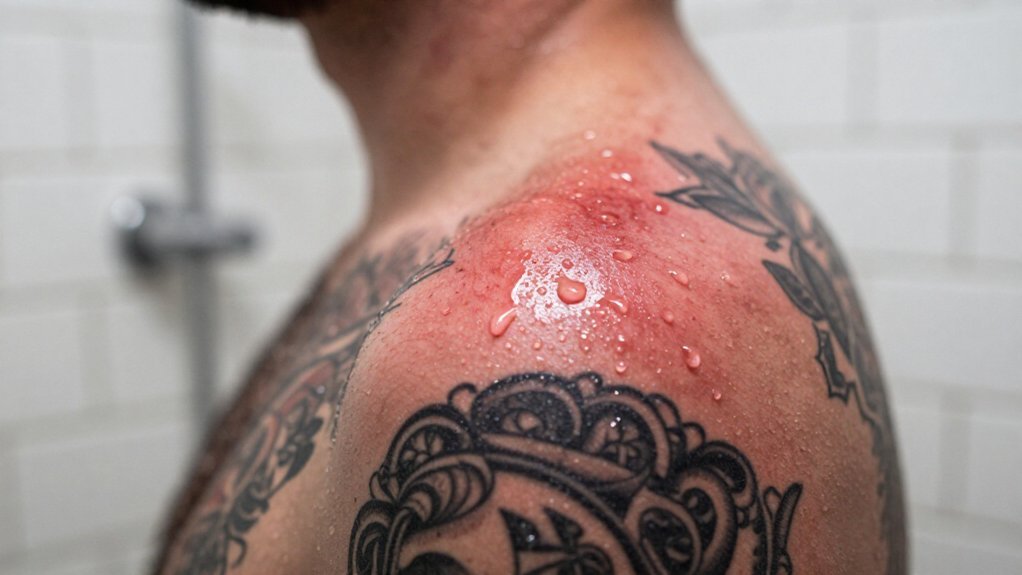 wait based on tattoo covering